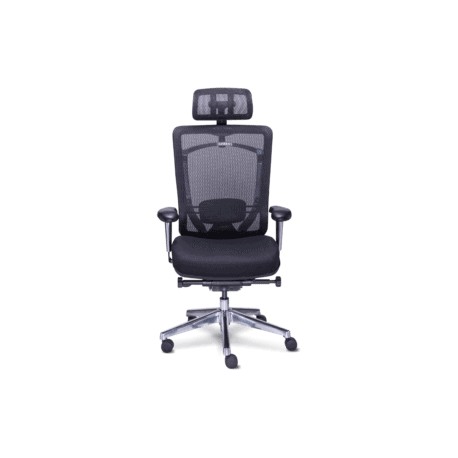Silla Ejecutiva c/cabecera Dynamic Mesh y Tela Negro