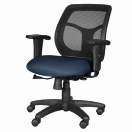 Silla Operativa en Malla Tela Color Negro