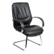 Silla Ejecutiva BM-40 Asiento y Respaldo en Vinipiel Gris