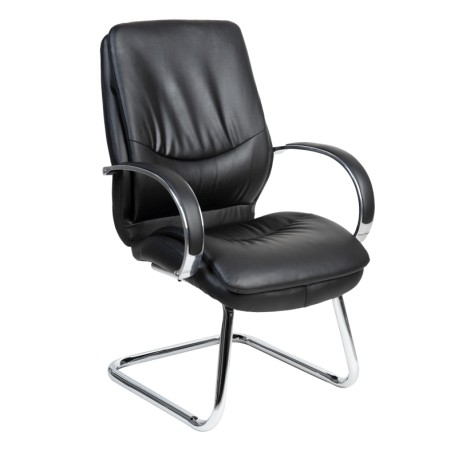 Silla Ejecutiva BM-40 Asiento y Respaldo en Vinipiel Gris