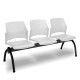 Silla de Visita Retro asiento y Respaldo en Mesh Negro, Estructura Cromo