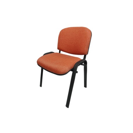 Silla de Visita Allegro sin Brazos en Tela Addison Color Naranja